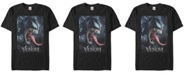 Fifth Sun Marvel Men's Venom Action Poster Short Sleeve T-Shirt